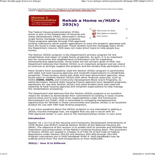 7 Things You Must Know About 203K Requirement And Guidelines