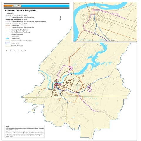  Project Maps & List: Draft 2040 Regional Transportation Plan