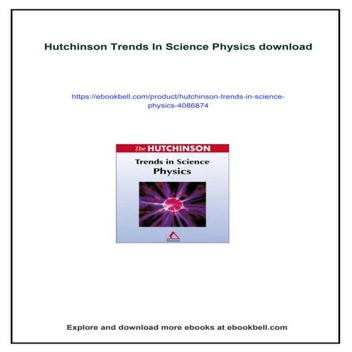 Download full ebook of Hutchinson Trends In Science Physics instant download pdf