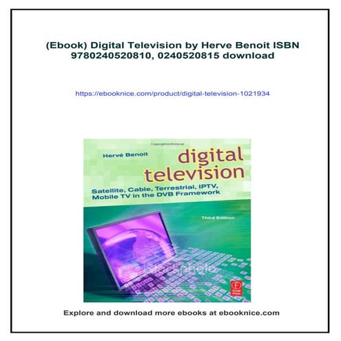 (Ebook) Digital Television by Herve Benoit ISBN 9780240520810, 0240520815