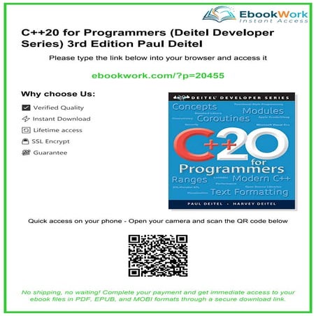 (eBook PDF) C++ How to Program 10th Edition by Paul J. Deitel | PDF