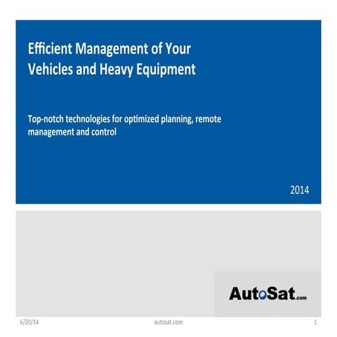 Fleet Management System | PDF