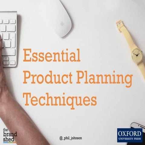 Essential Product Planning Techniques for Oxford University Press