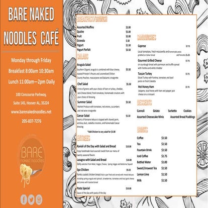 Turtle Bay Brunch Menu | PDF