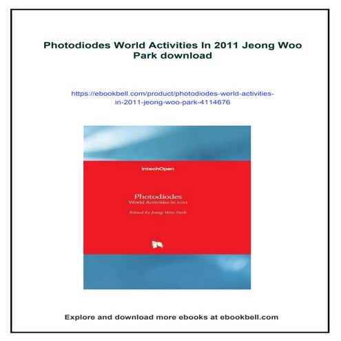 Photodiodes World Activities In 2011 Jeong Woo Park