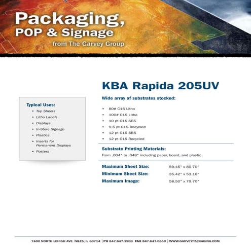 KBA Rapida 205 UV