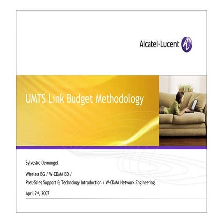 206922923 alcatel-lucent-umts-link-budget-methodology-v1-0