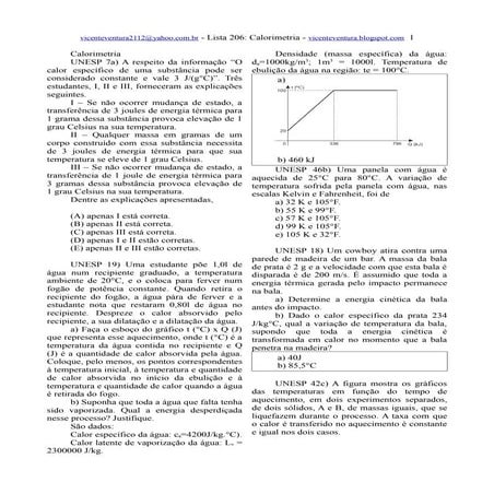 Calor E 1a Lei Da TermodinâMica | PDF