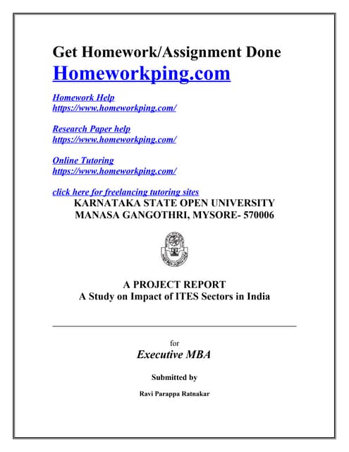 207287040 a-study-on-impact-of-ites-sectors-in-india