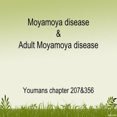 207&356 moya moya &adult moyamoya disease