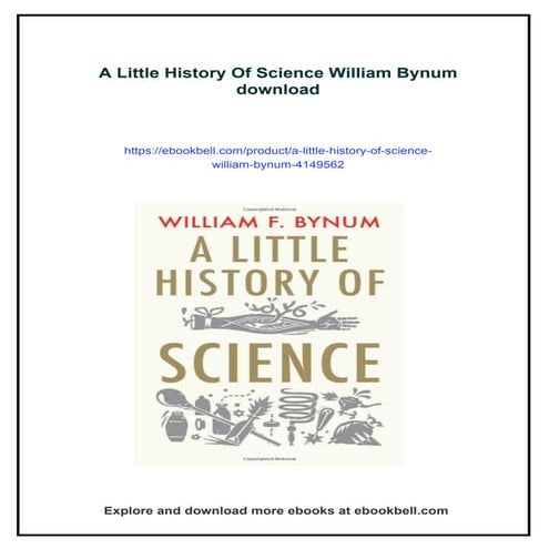 A Little History Of Science William Bynum