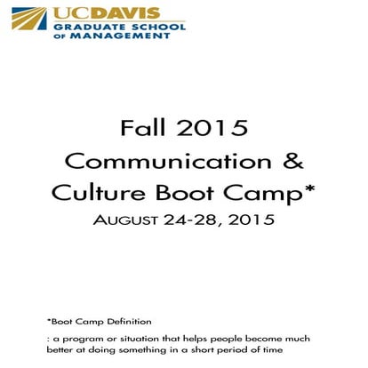 CCBC Orientation Schedule Booklet | PDF