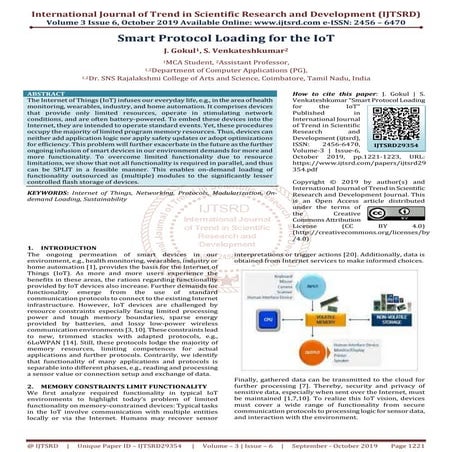 Smart Protocol Loading for the IoT
