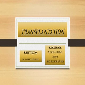 Transplantation