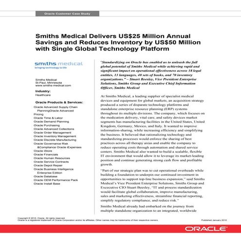 smiths-medical-ebs-case-study