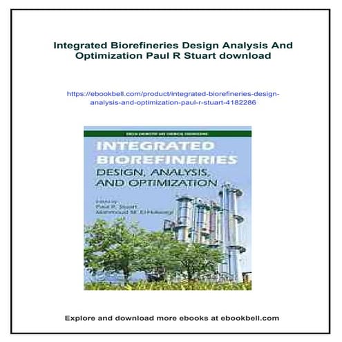 Bio-refineries | PPTX
