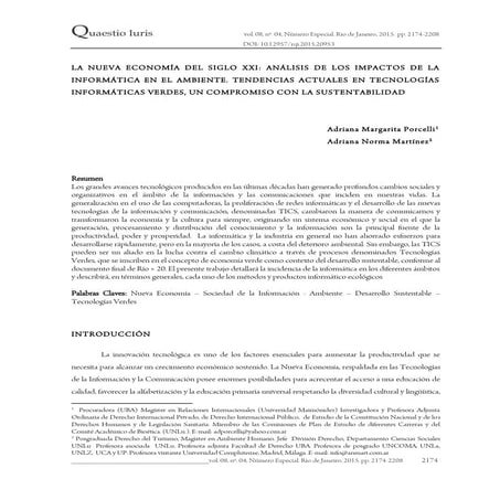 La nueva economía del siglo XXI: análisis de los impactos de la informática e...