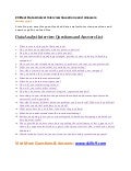 data analyst interview questions and answers