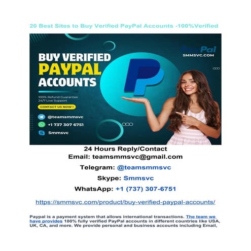20 Best Sites to Buy Verified PayPal Accounts -100%Verified.docx