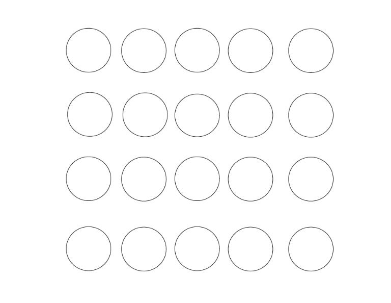 20 Circles Challenge