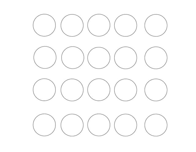 20 circles