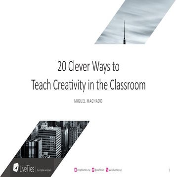 20 Clever Ways to Teach Creativity in the Classroom