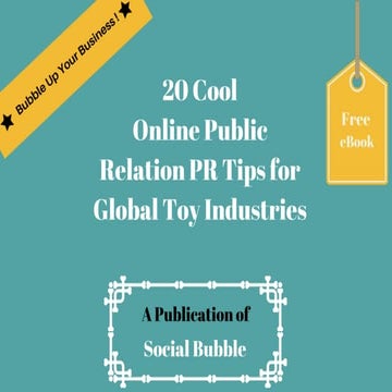 20 cool online public relation pr tips for global toy industries