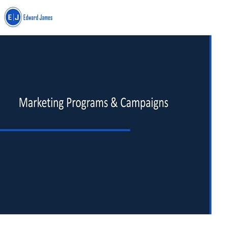 marketing programs overview ej LI