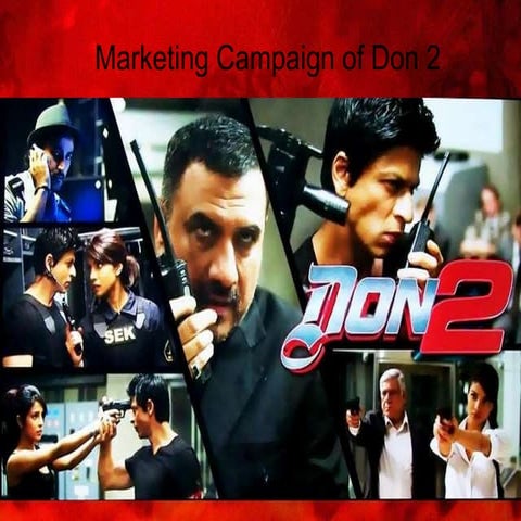 Don 2 Movie Marketing Calendar