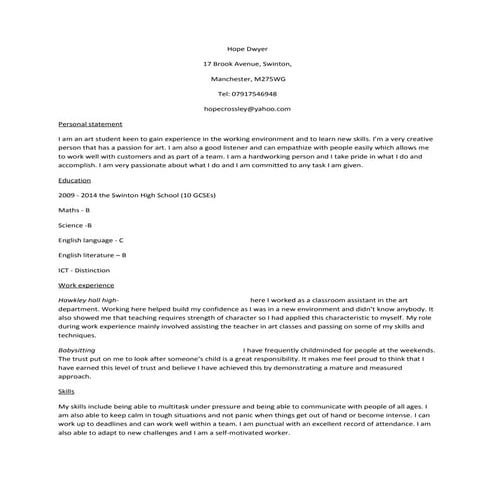 cv | RTF