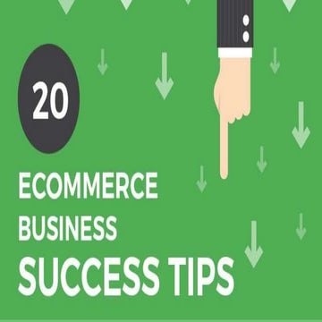 20 ecommerce success business tips | PPTX