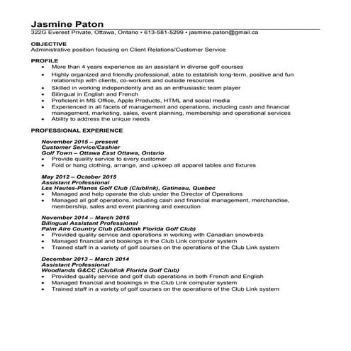 CCC Resume, References | DOCX