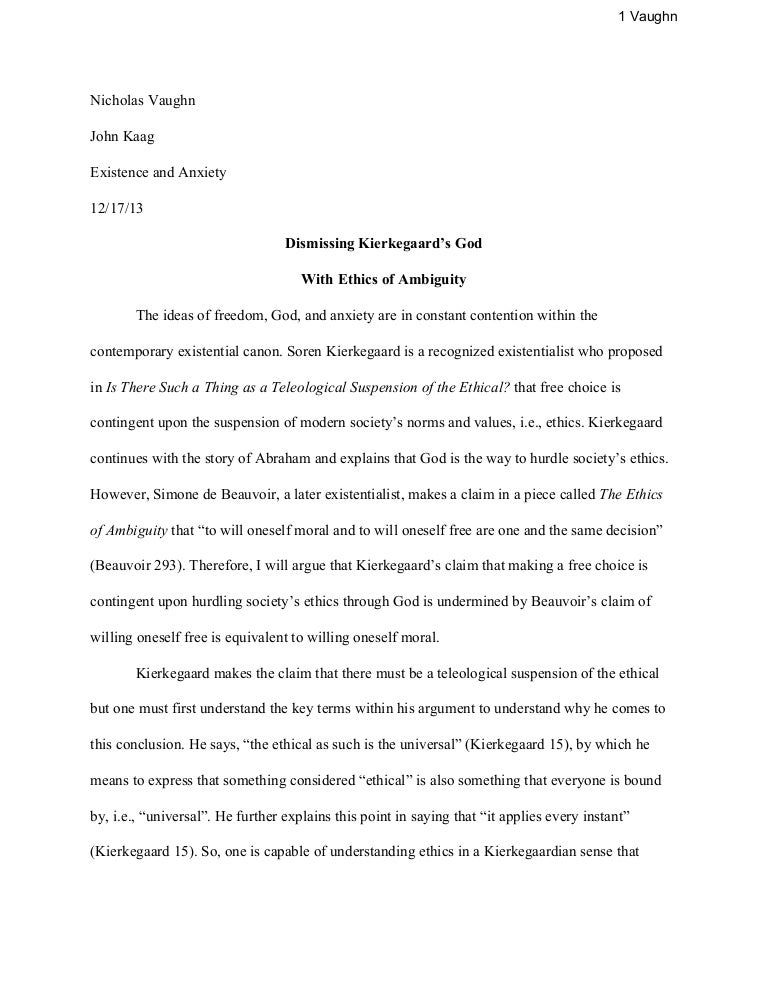 Philosophy essay structure image