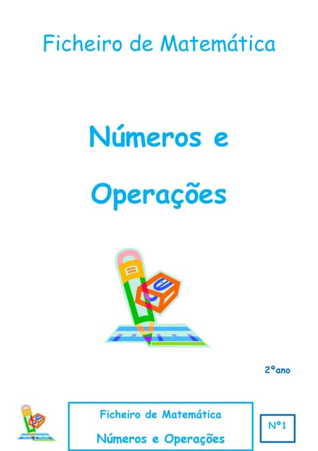 20 fichas matemática - 2º Ano