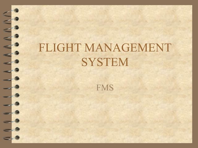 Flight Management System | PPT