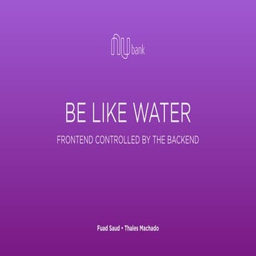 InterCon 2017 - Fluxos Dinâmicos no Front-end Controlados pelo Back-end - Fua...