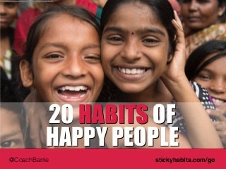 20 Habits of Happy People