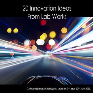 20 Innovation Ideas From Lab Works 