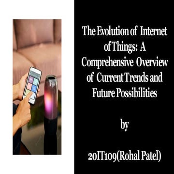 Internet of things: Transforming our world | PPTX