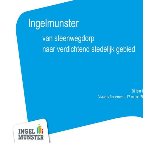 20 jaar RSV. Van structuurplanning naar beleidsplanning. Peter Cabus | PDF