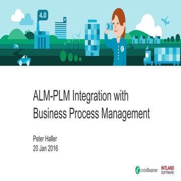 ALM-PLM Integration with Business Process Management