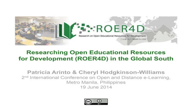 Researching Open Educational Resources for Development (ROER4D) in the Global...