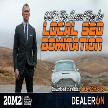 007's Top Secret Tips for Local SEO Domination