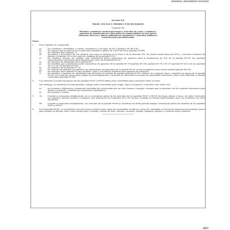 mercancías y productos diversos