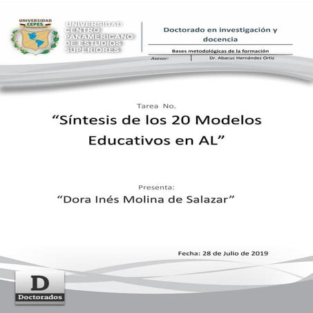 20 modelos educativos en america latina copia | PPTX