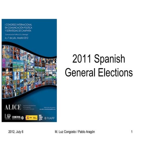 2011 Spanish General Election