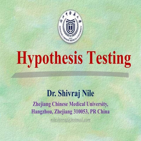 20 OCT-Hypothesis Testing.ppt