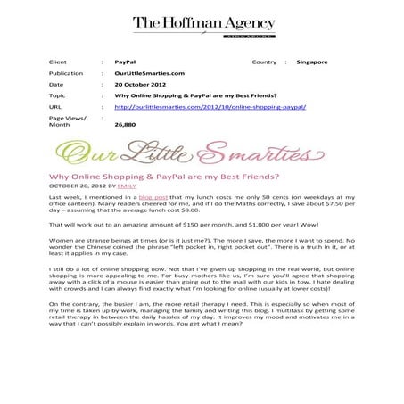 20 oct out littlesmarties _why online shopping  paypal are my best friends