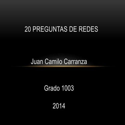 20 preguntas de redes