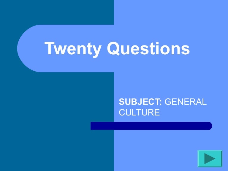 20 questions